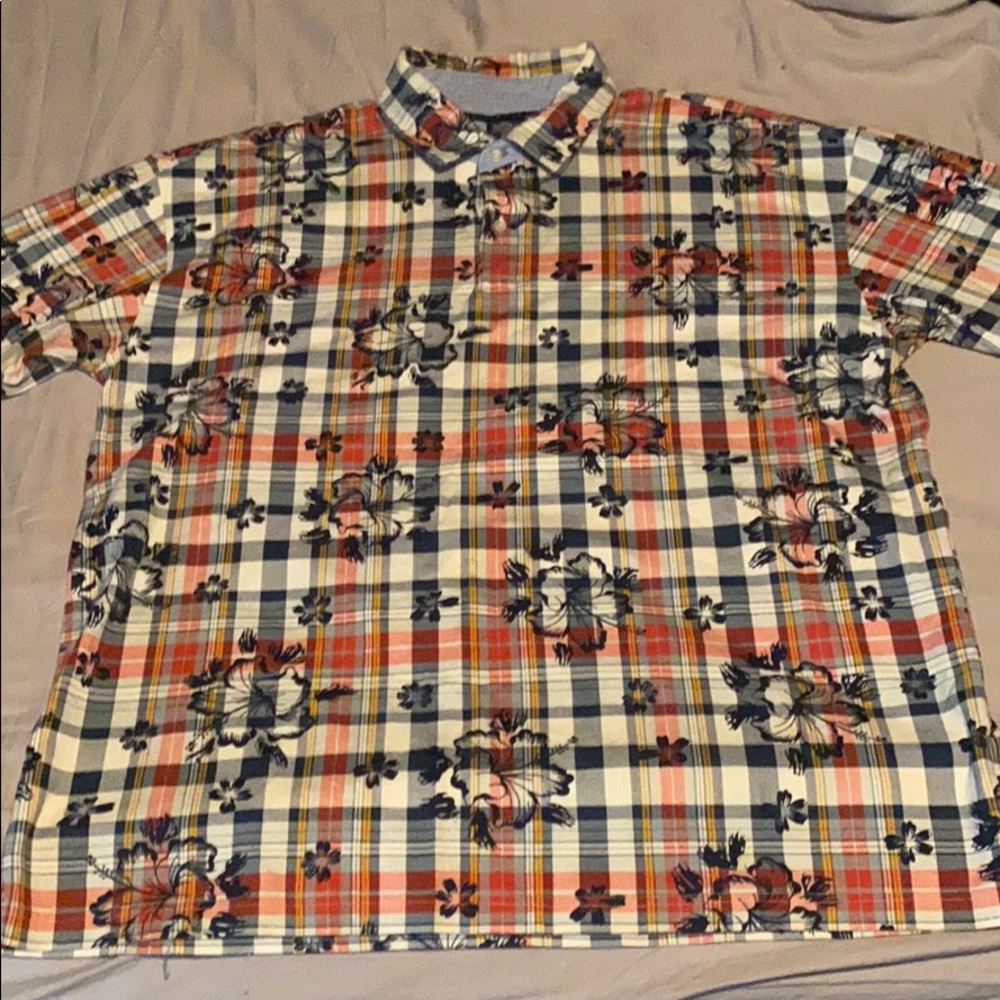 Tommy Hilfiger Floral Polo size XXL